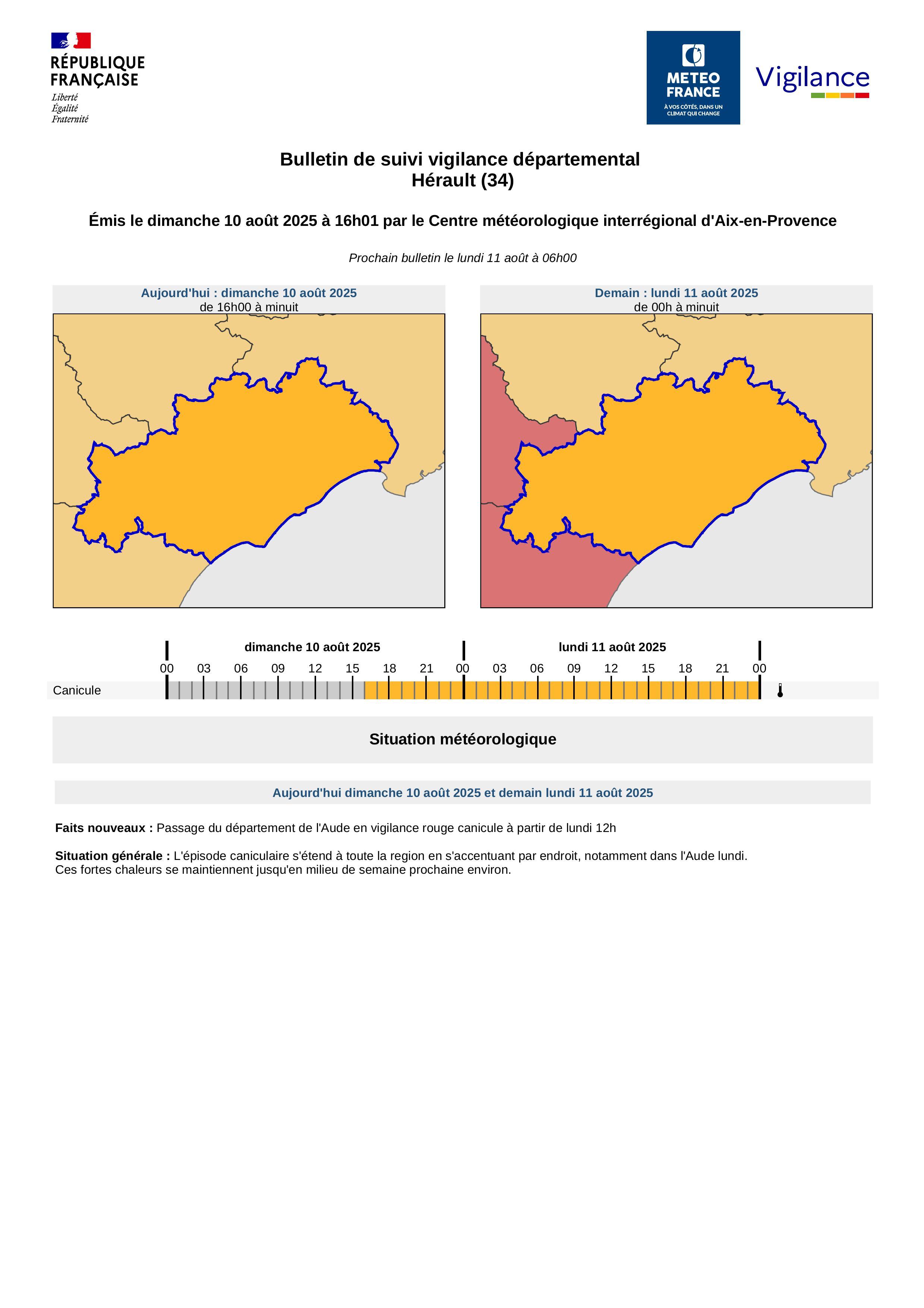 Canicule août 2025