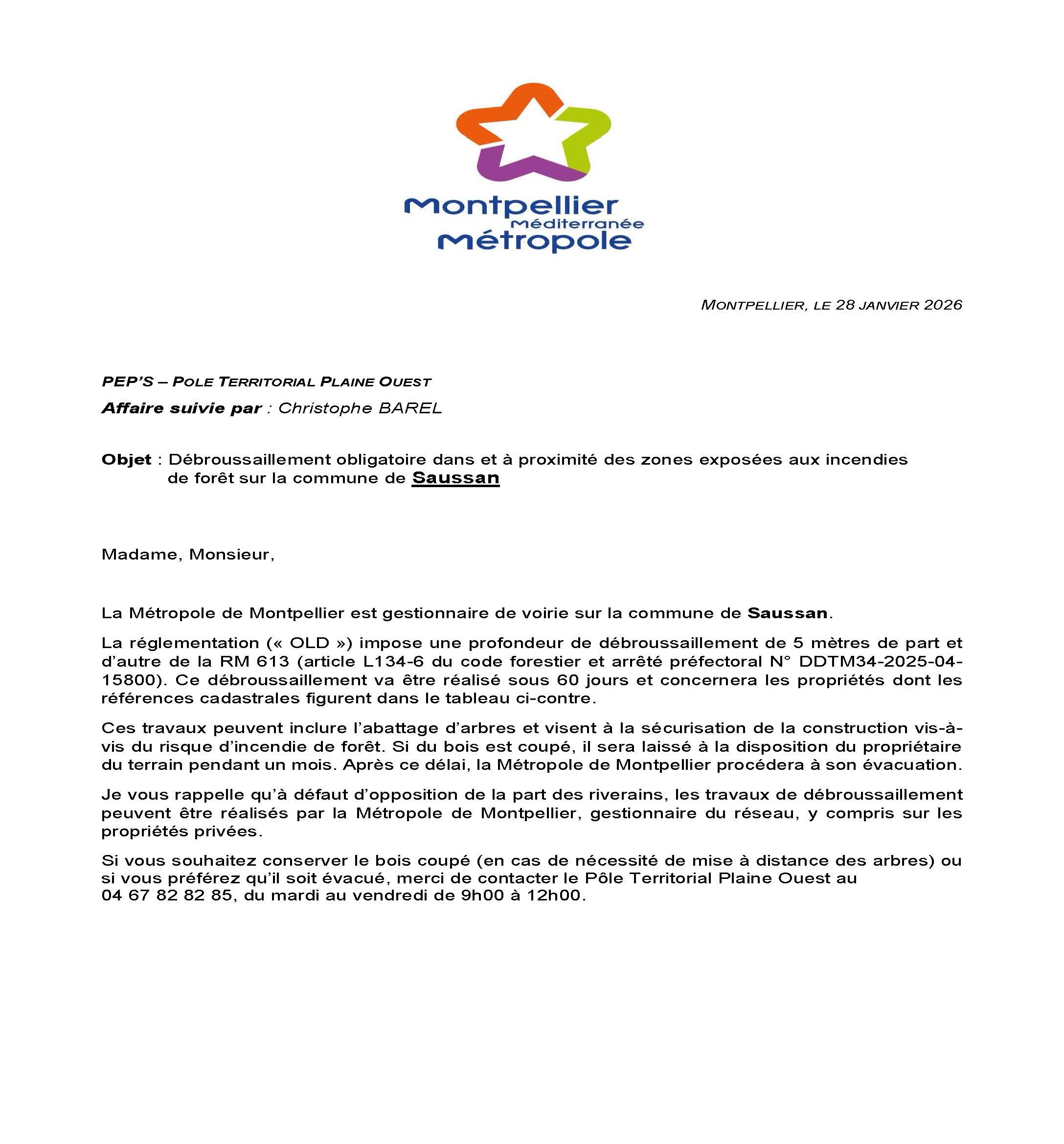 Débroussaillement obligatoire 2026